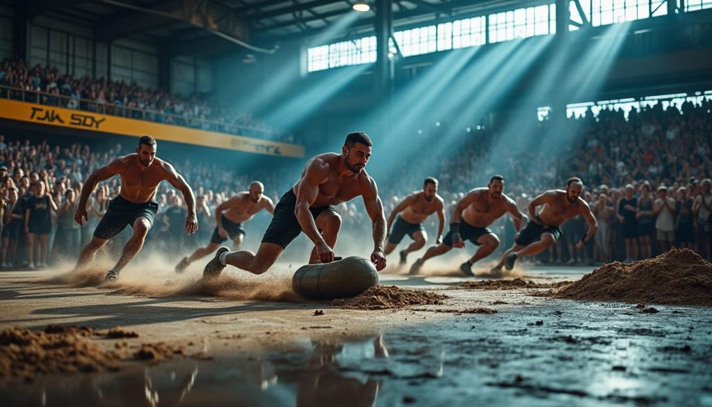 découvrez l'événement hyrox à la dépêche où 350 athlètes s'affrontent dans une ambiance industrielle unique, alliant défi sportif et énergie électrisante.