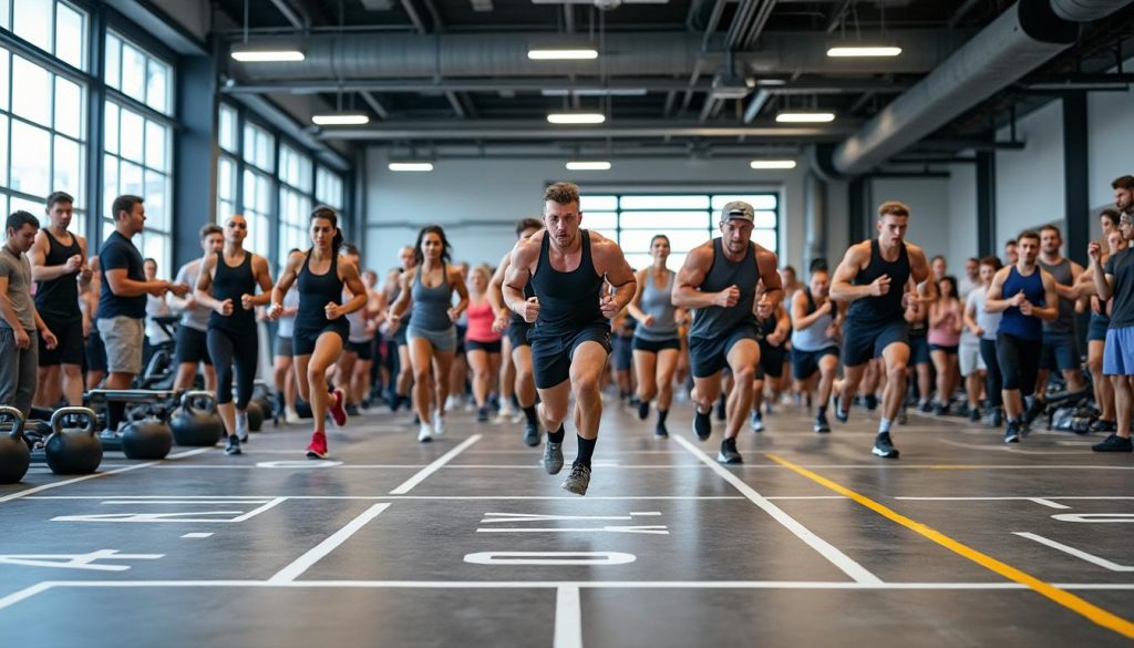 participez au hyrox à l’espace keraqua de châteaubourg, un défi sportif accessible à tous les niveaux pour se dépasser et partager un moment convivial.